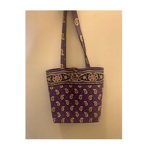 Vera Bradley Paisley Toggle Tote Bag